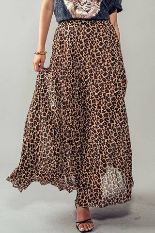 Fierce Flow Leopard Skirt