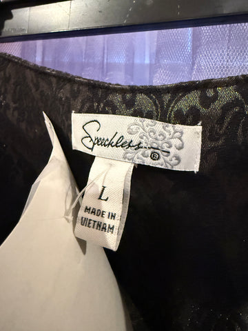 Speechless brand label and size L label inside skirt