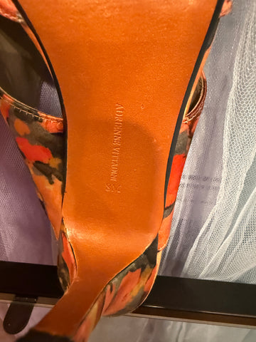 Adrienne Vittadini branding and size marking on shoe sole