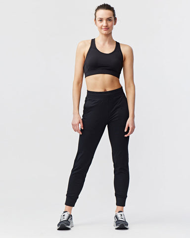 Valia Women's Black Jogger Pants