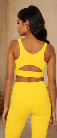 Breathe Easy Cut-Out Back Sports Bra – Lycra® Blend