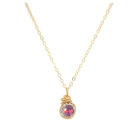 Birthstone Color Necklace